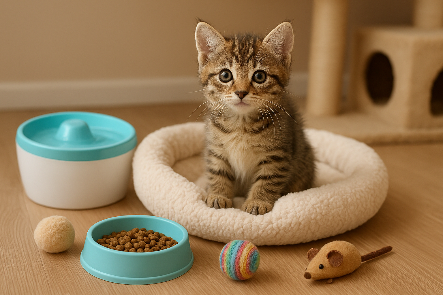 Accessoires pour chaton : que faut-il acheter avant son arrivée ?