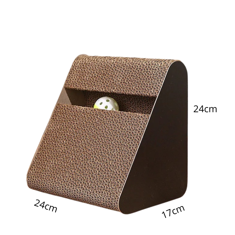Griffoir/cabane  2 en 1 pour chat