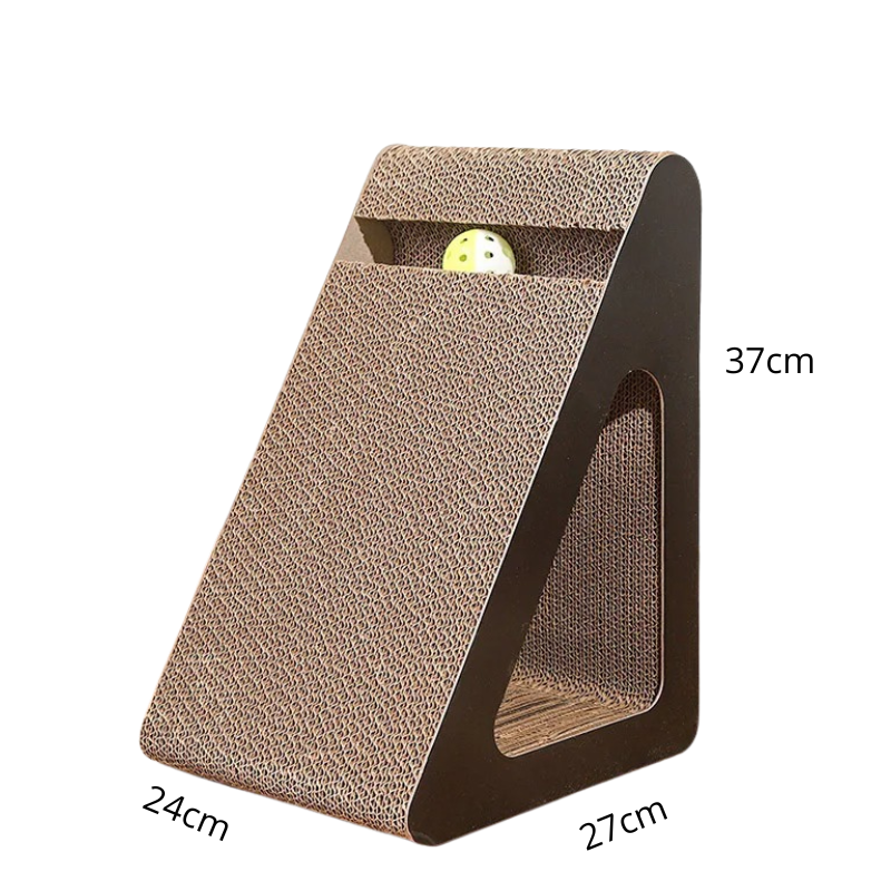 Griffoir/cabane  2 en 1 pour chat