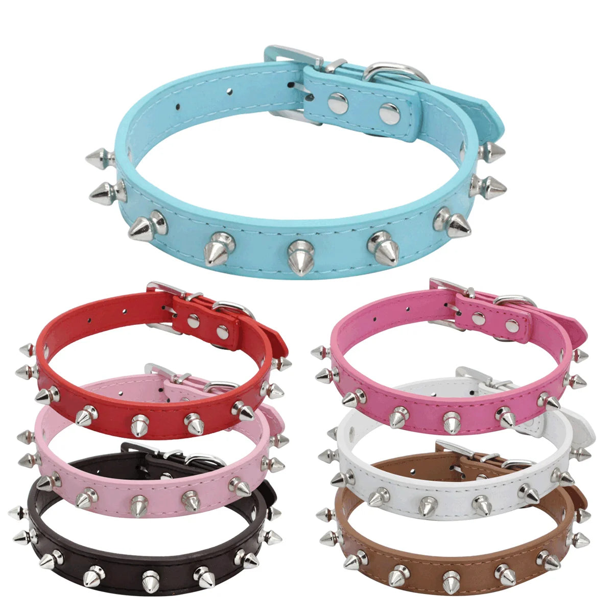Collier a pointes rock pour chat