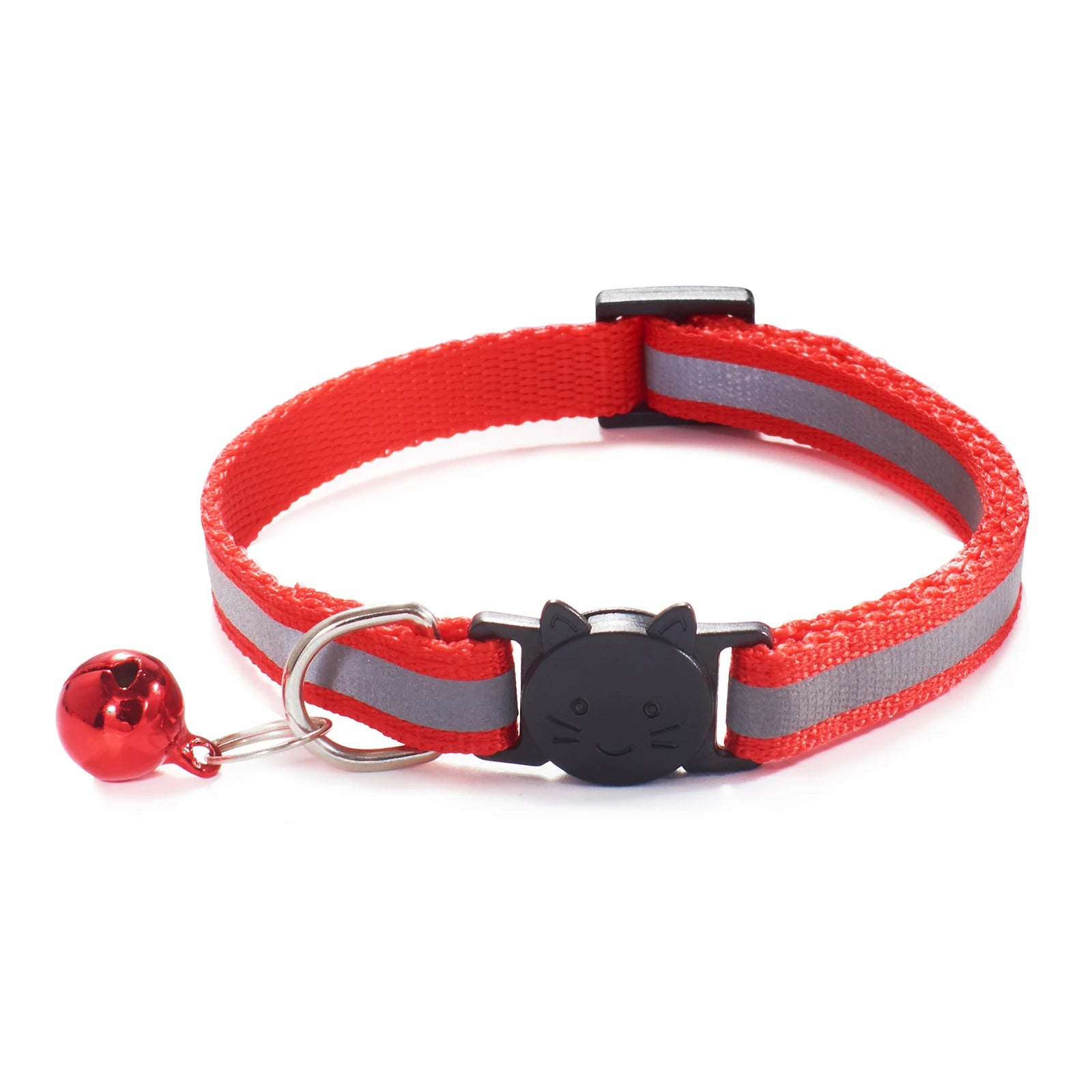 Collier réfléchissant avec clochette pour chat