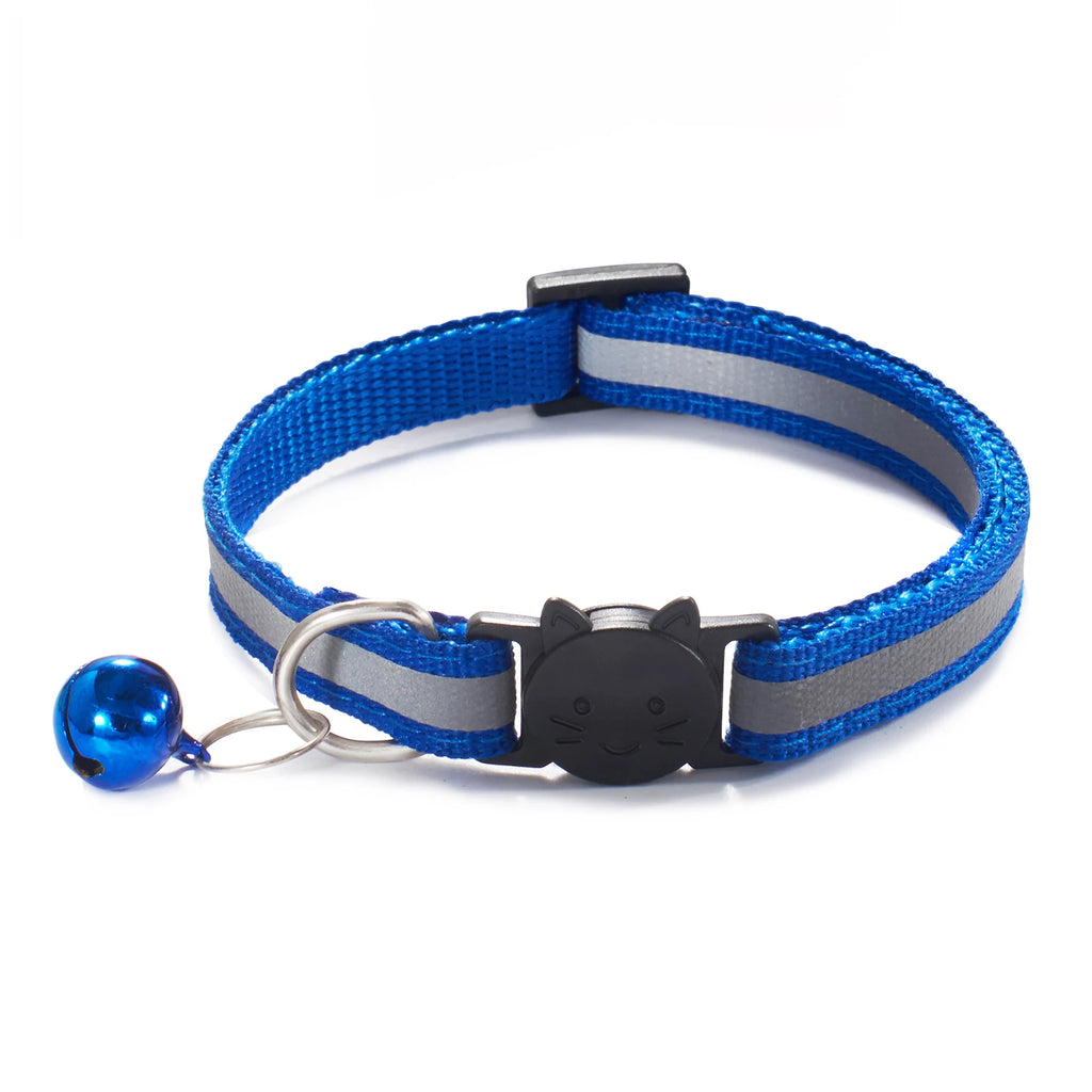 Collier réfléchissant avec clochette pour chat