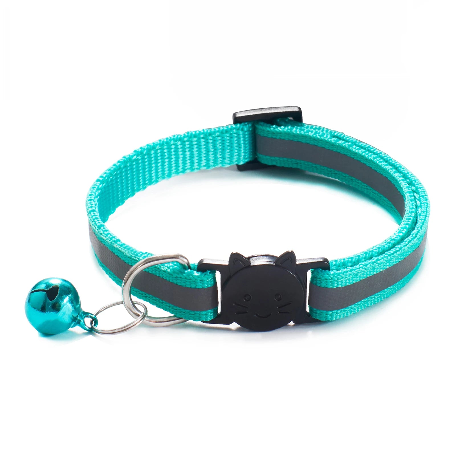 Collier réfléchissant avec clochette pour chat