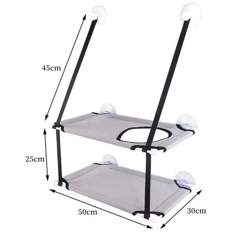 Hamac/couchage mural pratique pour chat