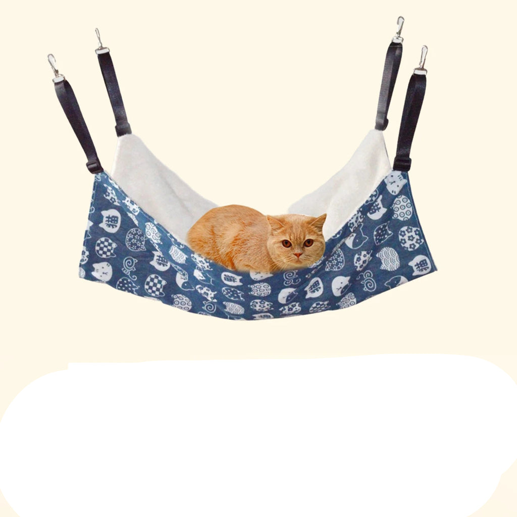 Hamac pratique pour chat a motif