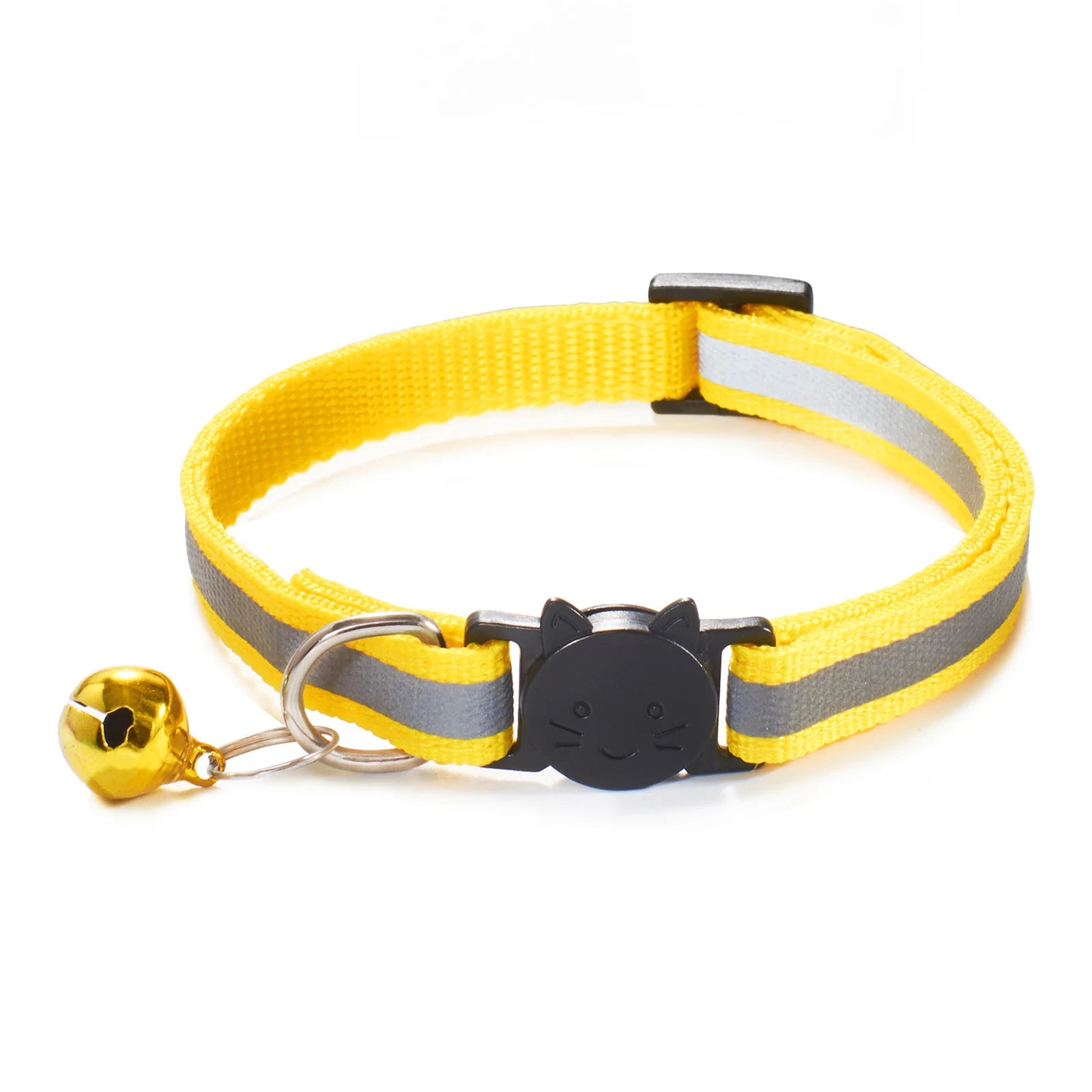 Collier réfléchissant avec clochette pour chat