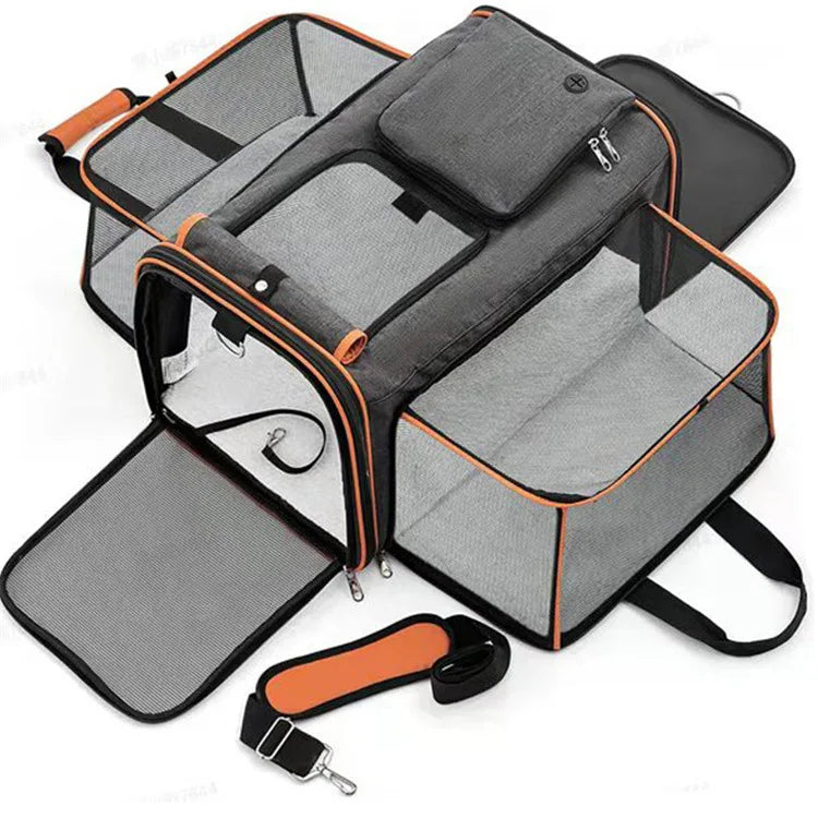 Sac de transport pour chat dépliable 48*31*30cm