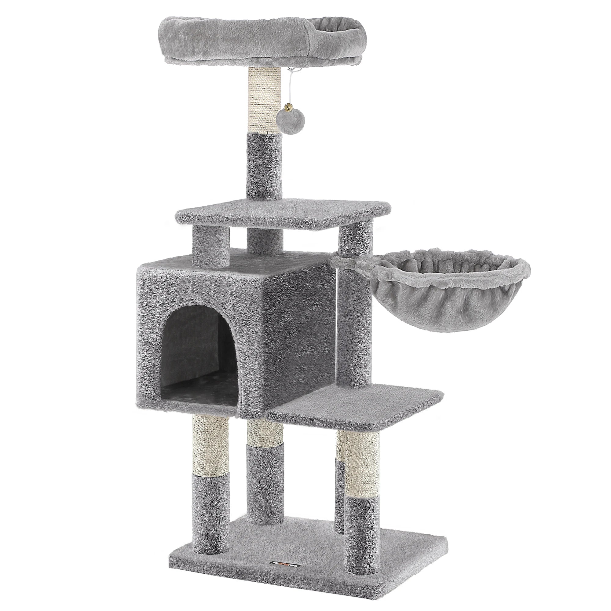 Très grand arbre a chat gris 110cm