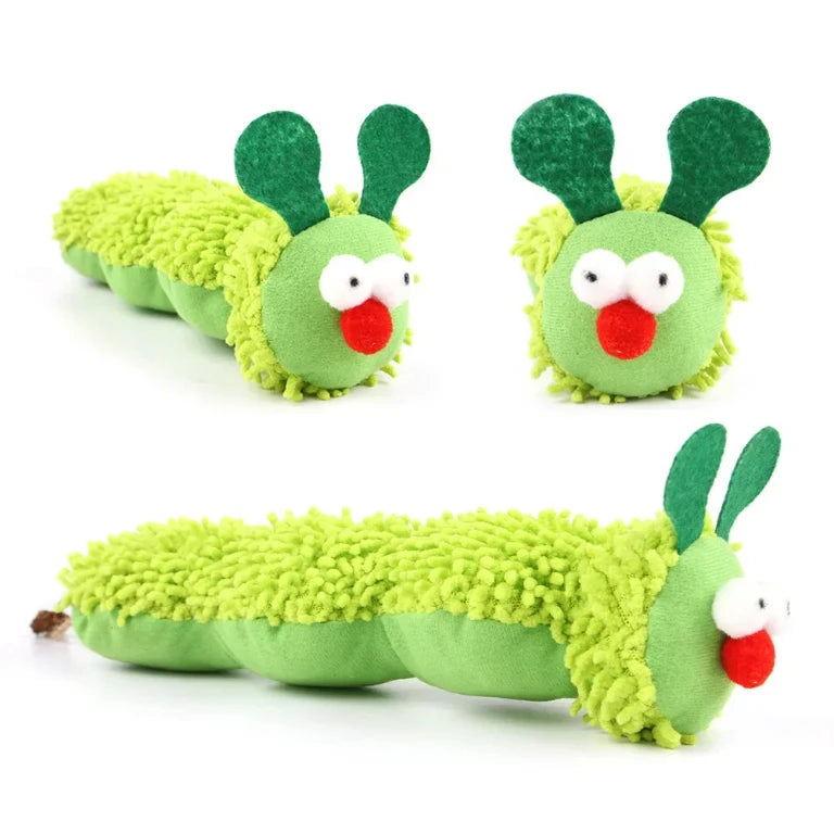Jouet chenille contenant de l'herbe a chat