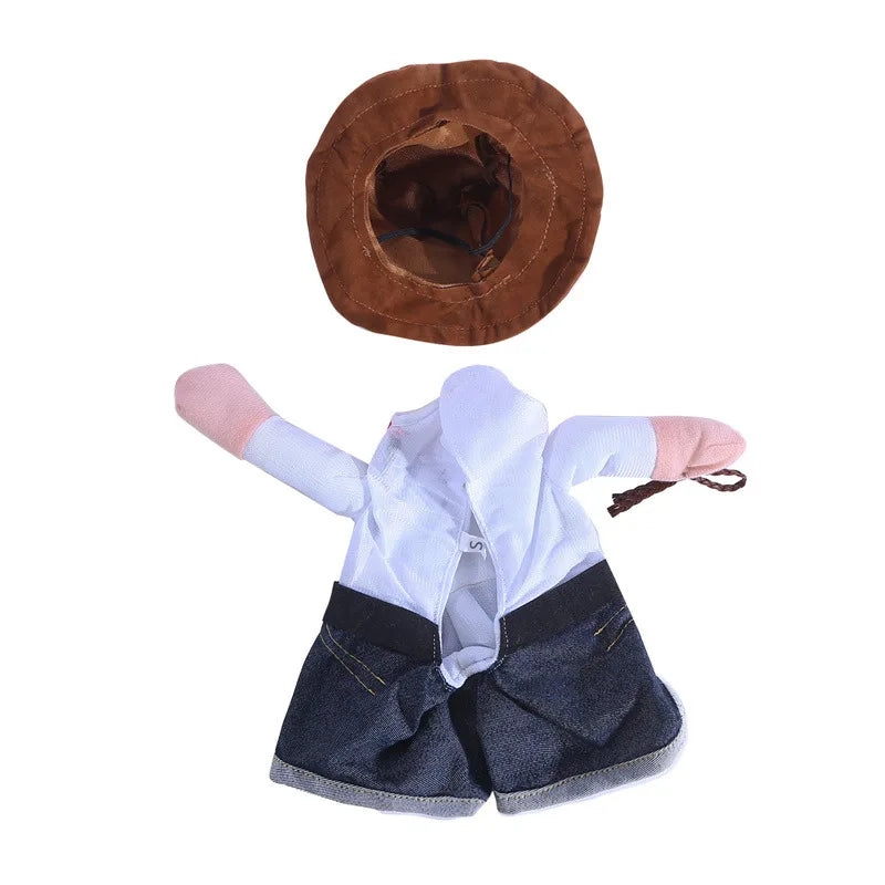 Costume cowboy pour chat