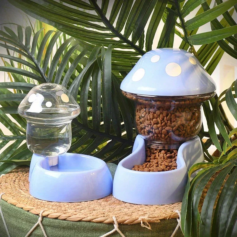 Cat food and water dispenser 