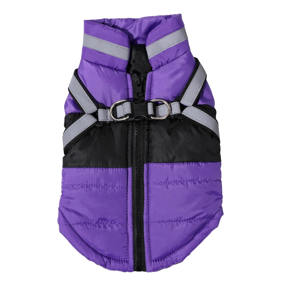 Manteau a Zip violet,rose ou bleu  pour chat