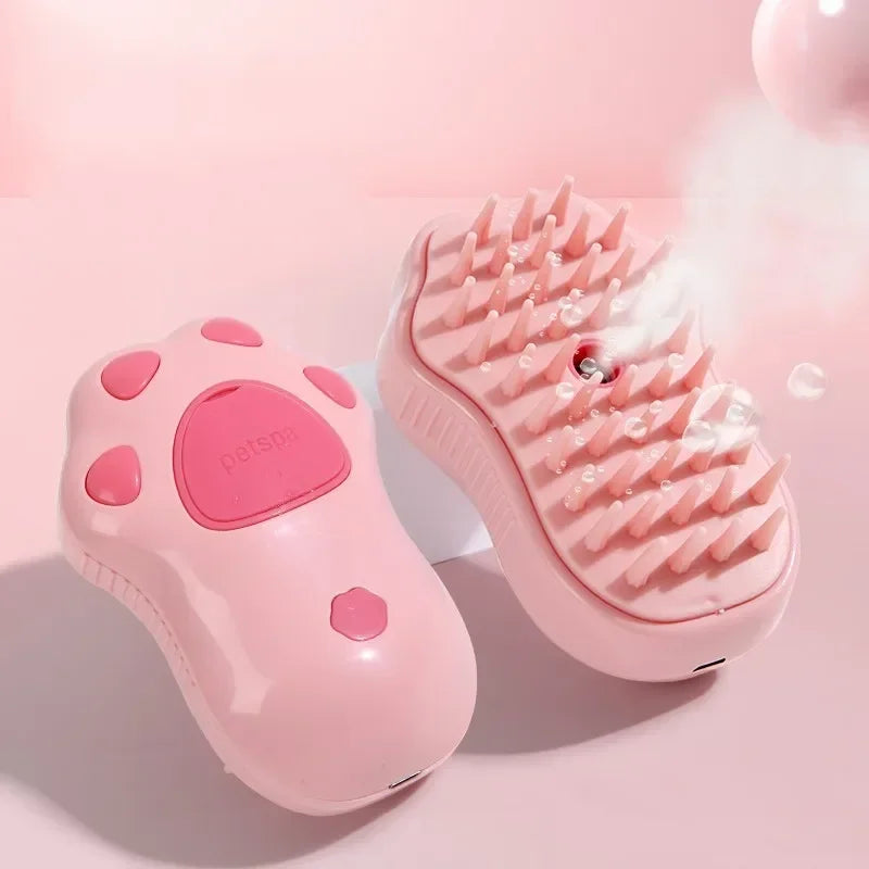 Brosse a vapeur pour chat