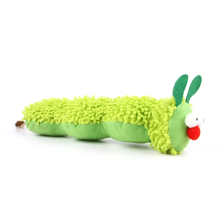 Jouet chenille contenant de l'herbe a chat