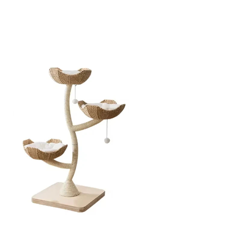 Grand arbre a chat design branche luxueux boisé