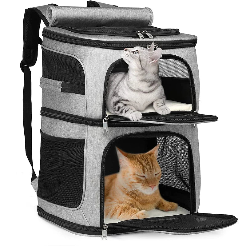 Sac de transport pour chat double étage 30*36cm