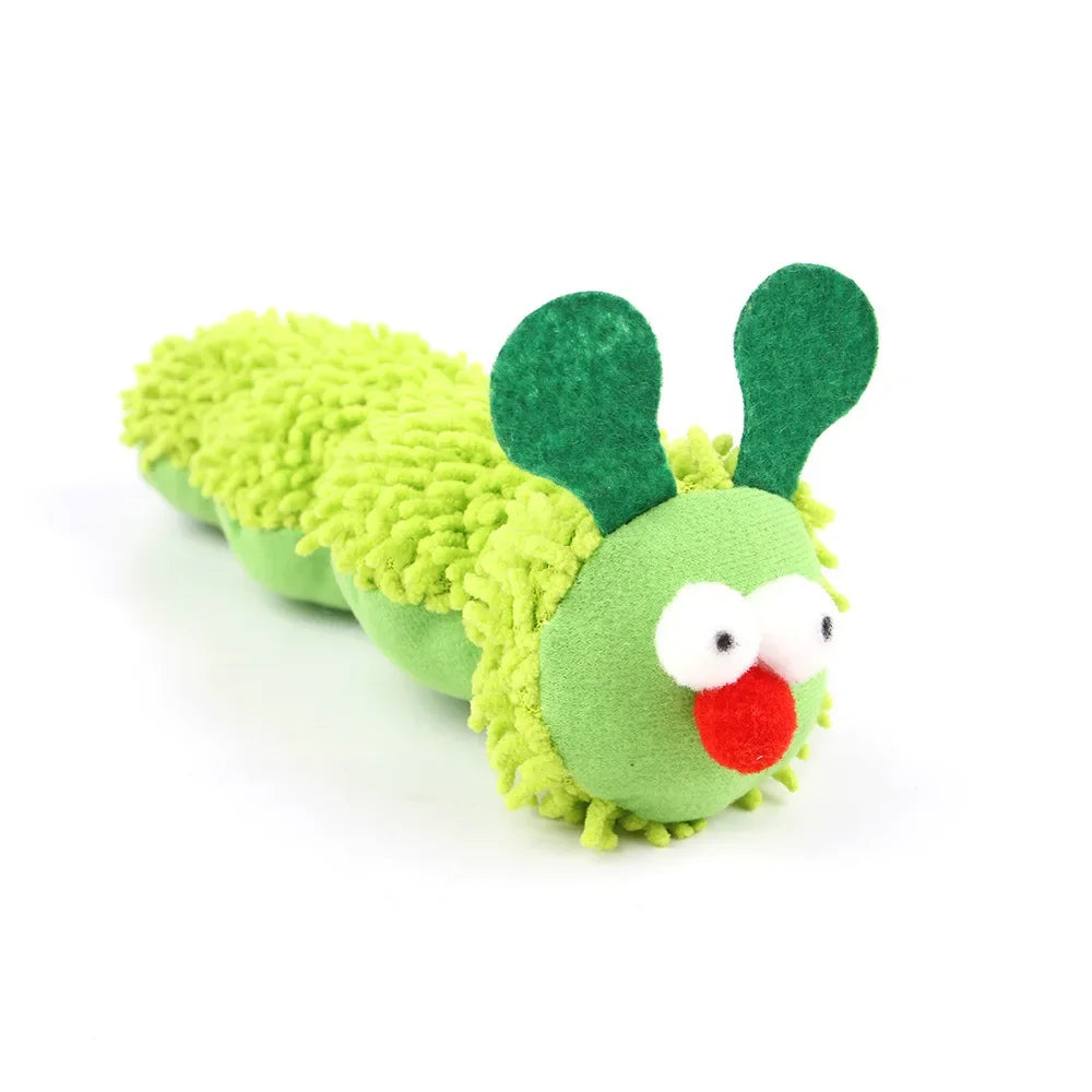 Jouet chenille contenant de l'herbe a chat