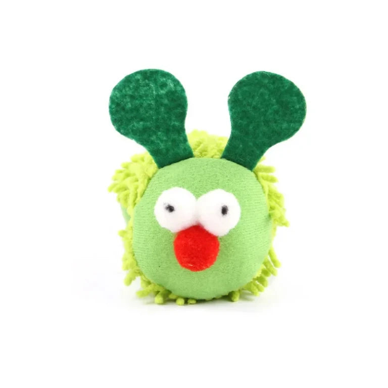 Jouet chenille contenant de l'herbe a chat