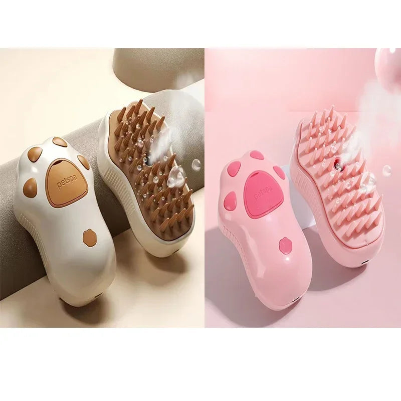 Brosse a vapeur pour chat