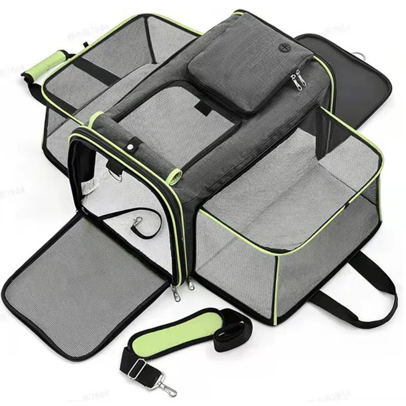 Sac de transport pour chat dépliable 48*31*30cm