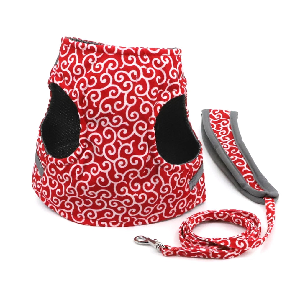 Harnais pour chat avec motif