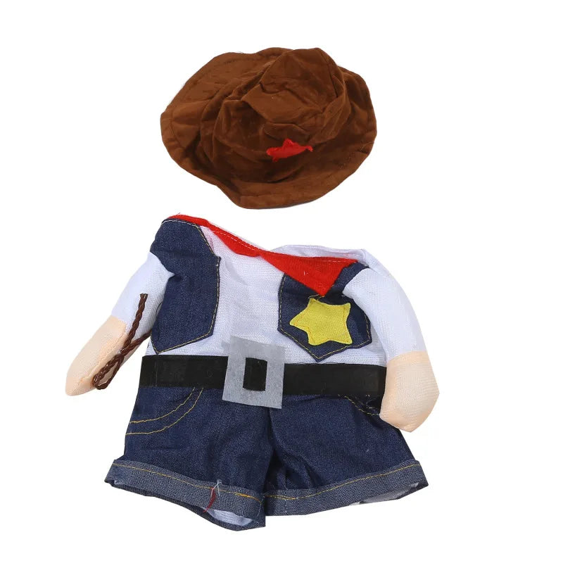 Costume cowboy pour chat