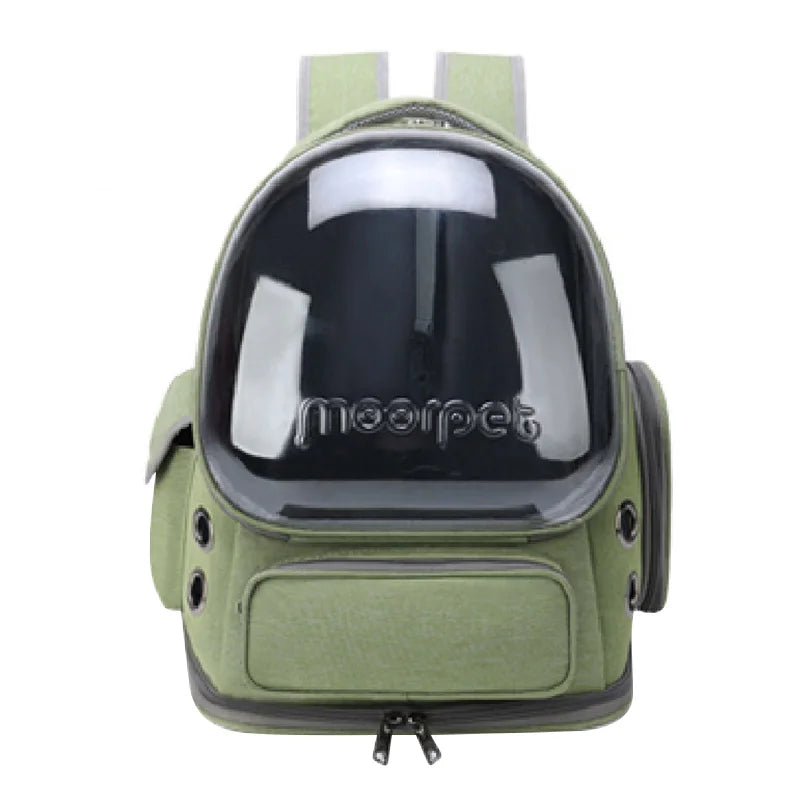 sac de transport transparent coloré pour chat 42*34*27cm