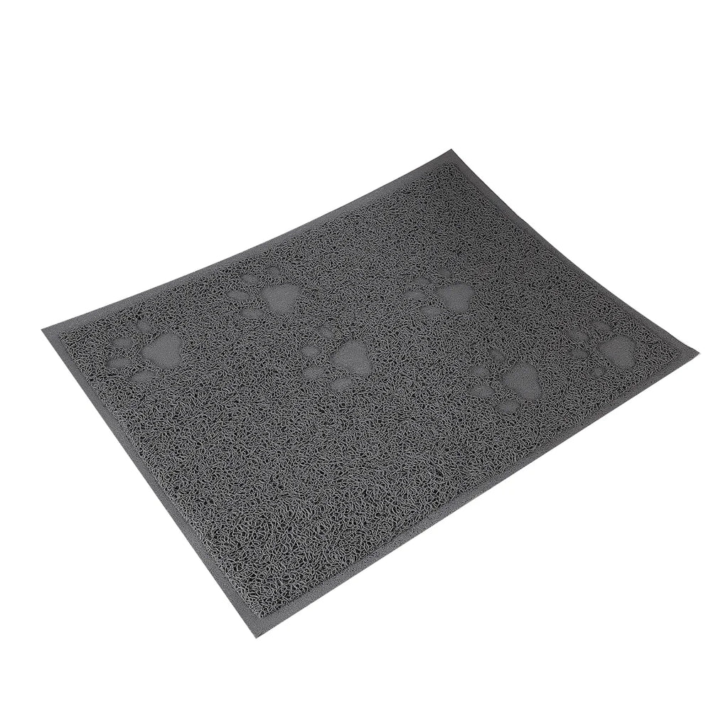 Tapis a litière pour chat avec petit design patte de chat