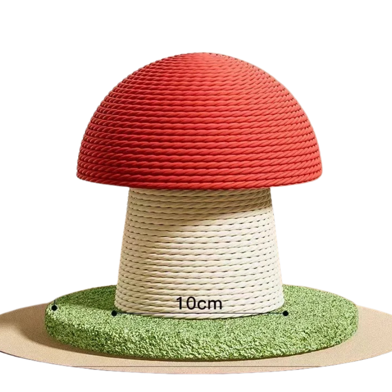 Griffoir pour chat  design champignon 18/28cm