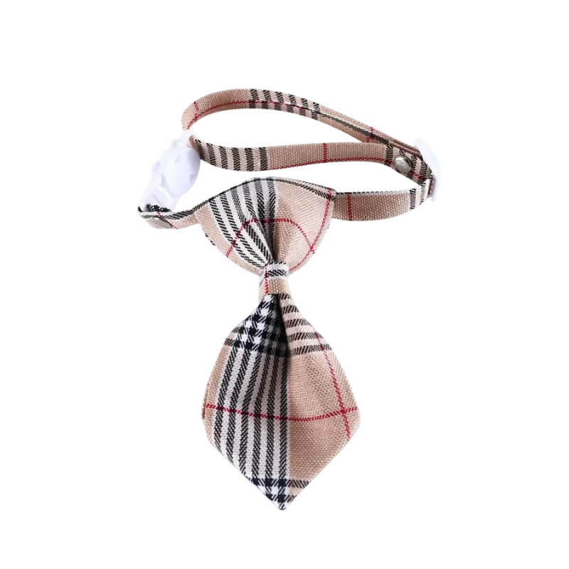 Collier/cravate en forme de noeud  élégant et discret pour chat