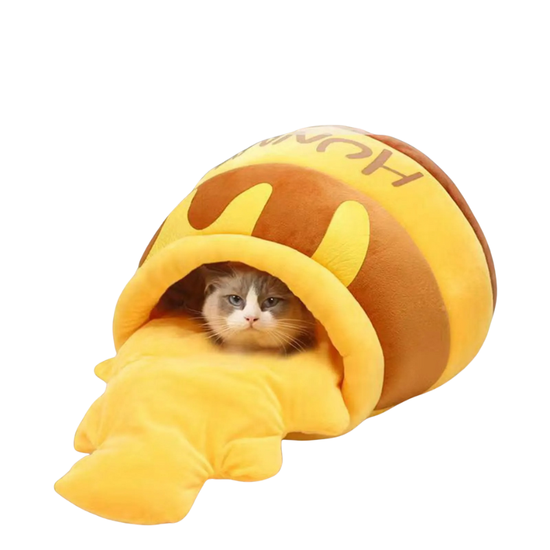 Niche pour chat réconfortante en design de pot de miel 40*20cm
