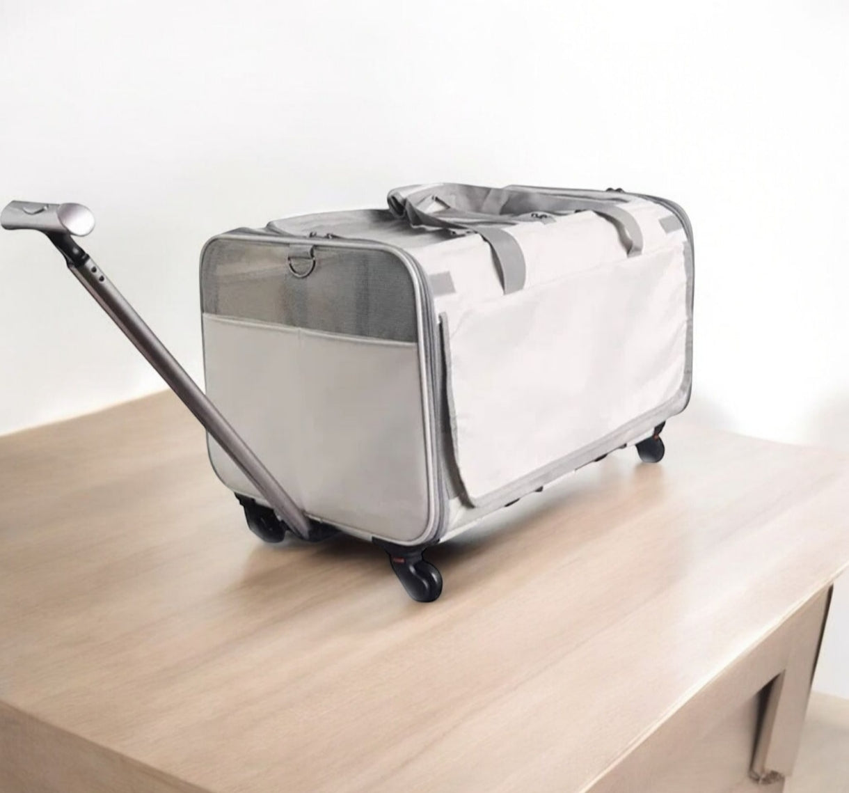 Sac de transport a roulette pour chat