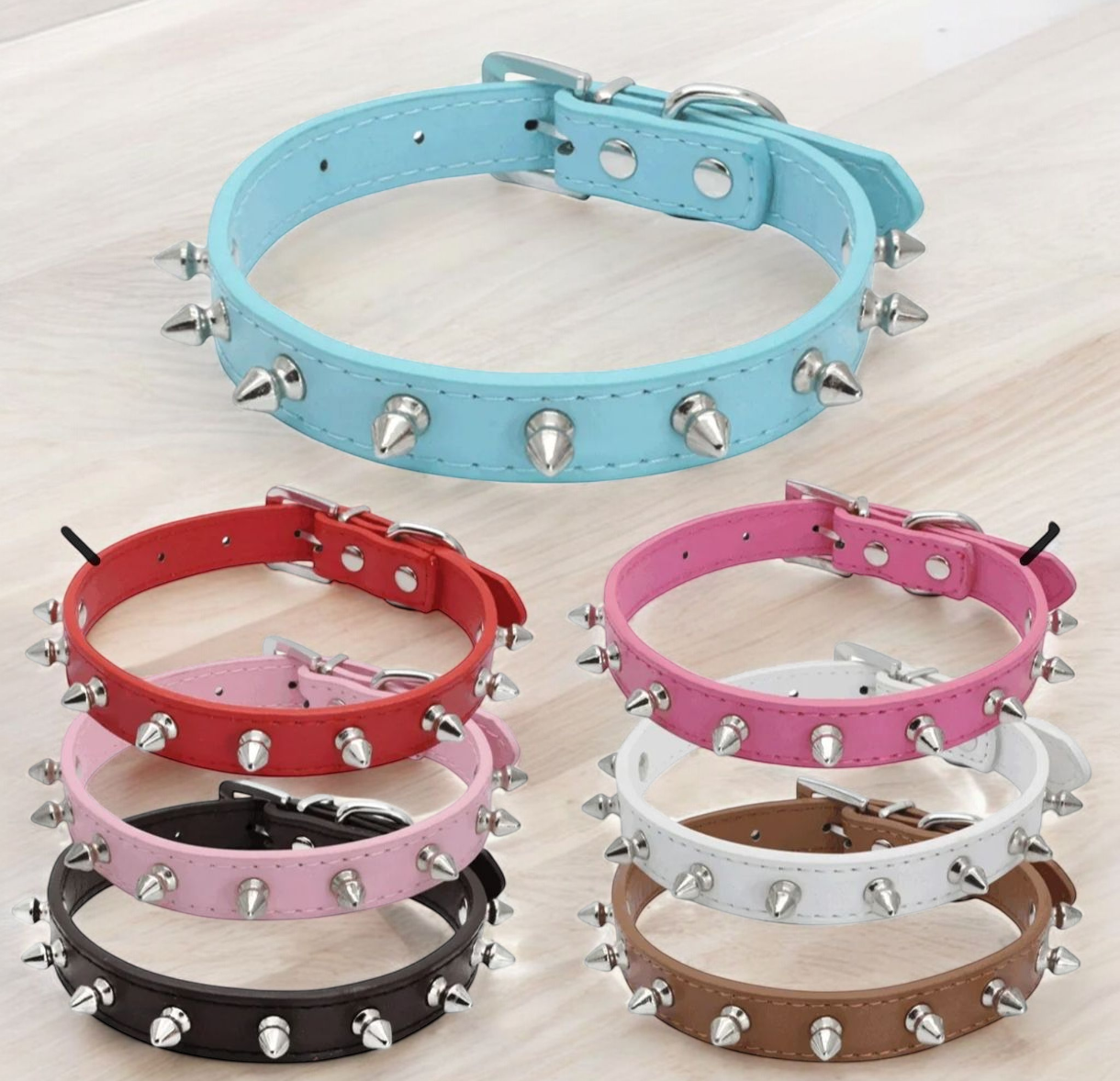 Collier a pointes rock pour chat